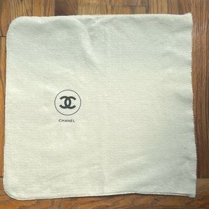 Chanel Dust Bag | Vintage White Felt Sleeve